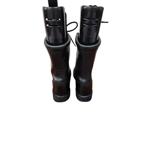 Nice Carolina Jump Boots Black Leather Made In Usa Sz 8 Paratrooper
